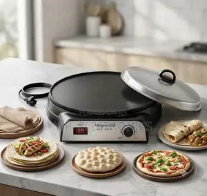 Aflegna Grill Injera Metad the Ultimate Electric Mitad and Cooktop