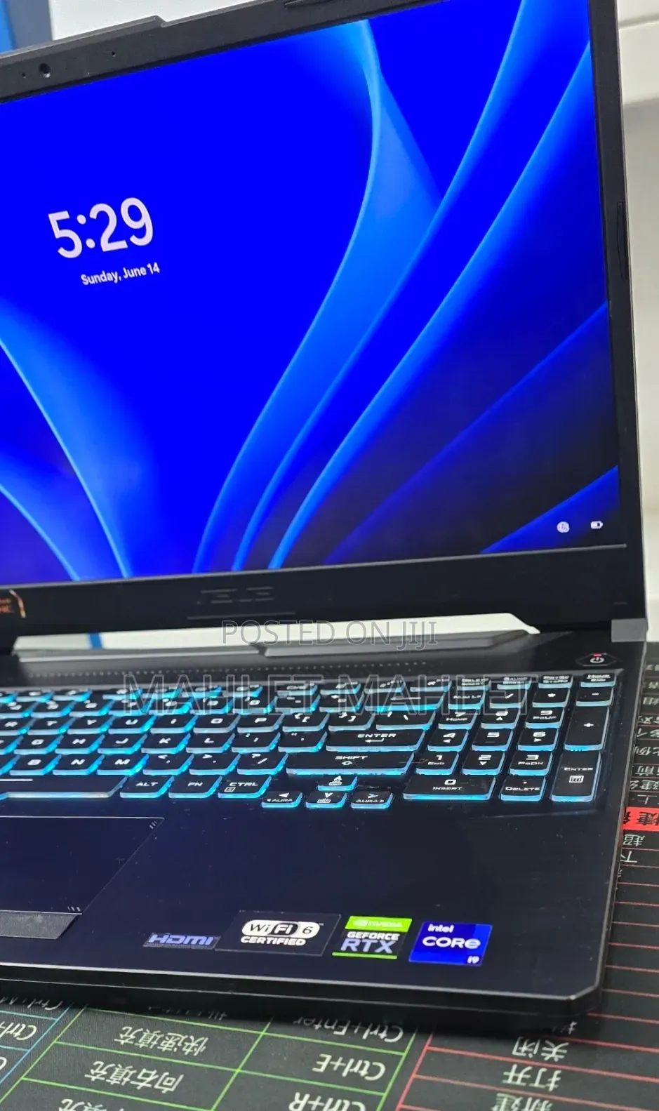 New Laptop Asus TUF Gaming F15 16GB Intel Core i9 SSD 512GB