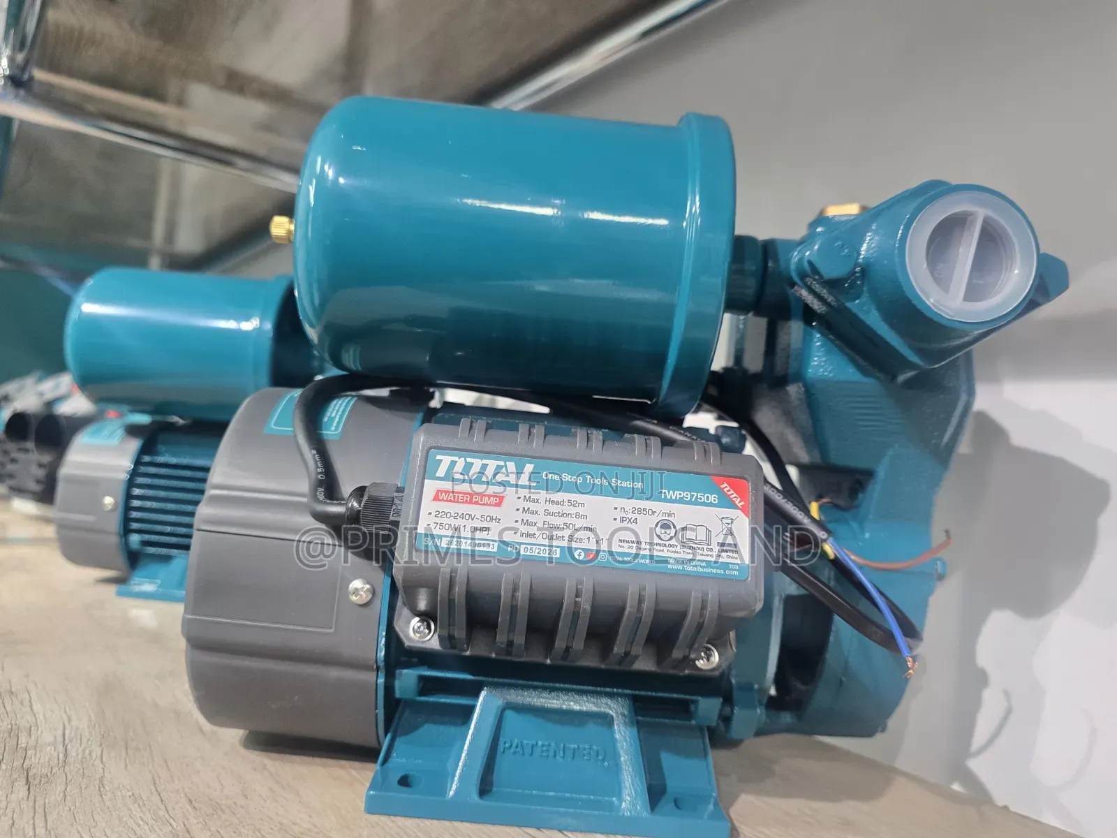 TOTAL 1HP Automatic Water Pump TWP97506