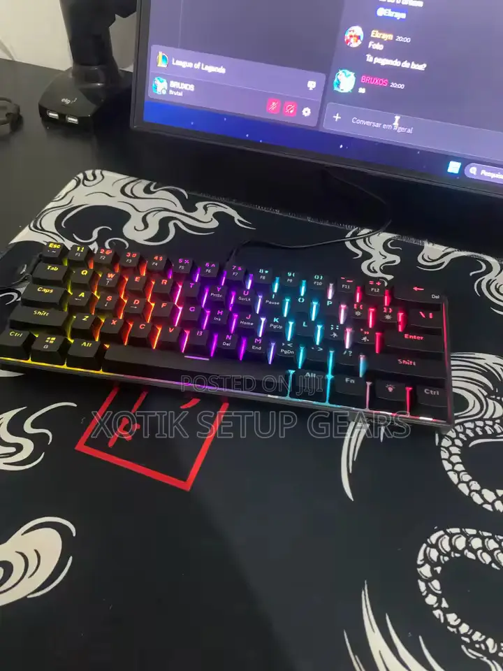 AJAZZ NK61 60% Mechanical Keyboard-Hot Swappable Wired Gaming Keyboard