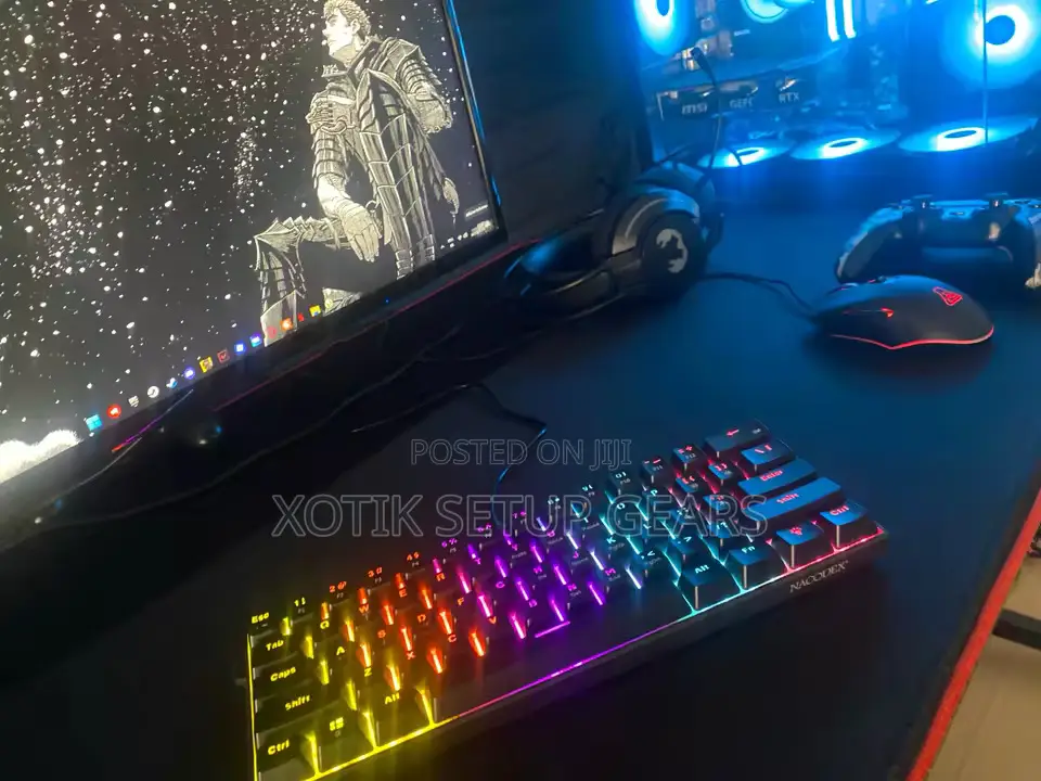 AJAZZ NK61 60% Mechanical Keyboard-Hot Swappable Wired Gaming Keyboard