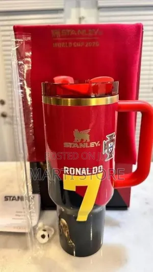 Cristiano Ronaldo (CR7) Special Edition Stanley Tumbler!