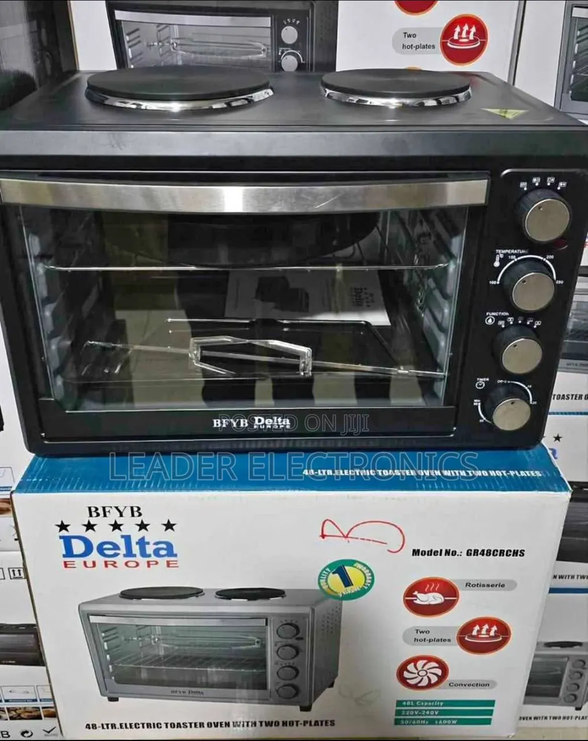 Delta Oven 48 Liter – Original European Quality | Multi-Function