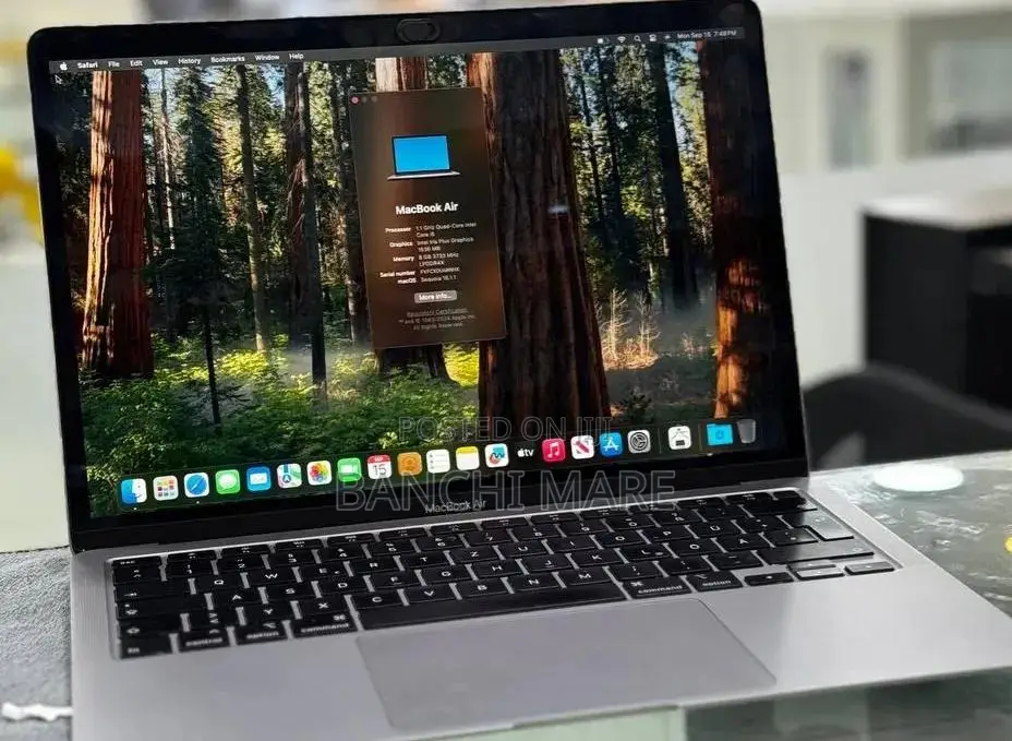 New Laptop Apple MacBook Air 2020 M1 8GB Apple M1 SSD 256GB