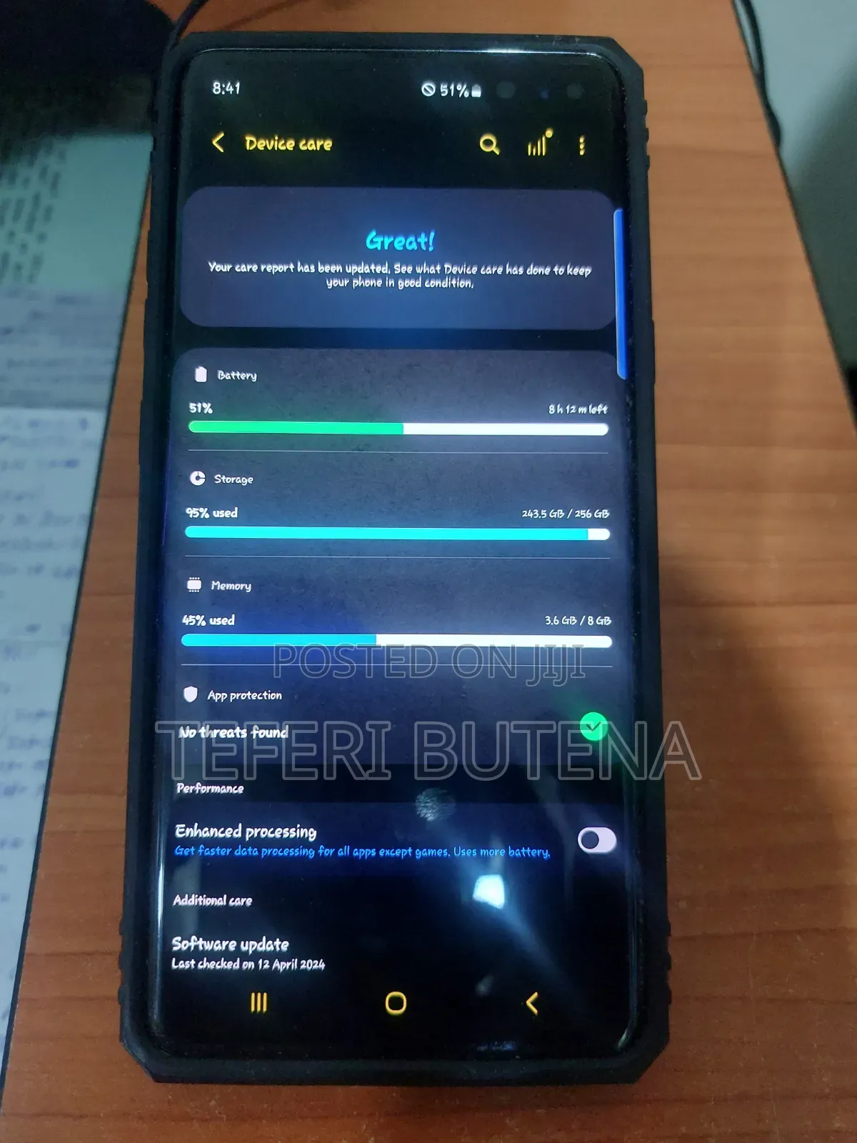 Samsung Galaxy S10 5G 256 GB Blue