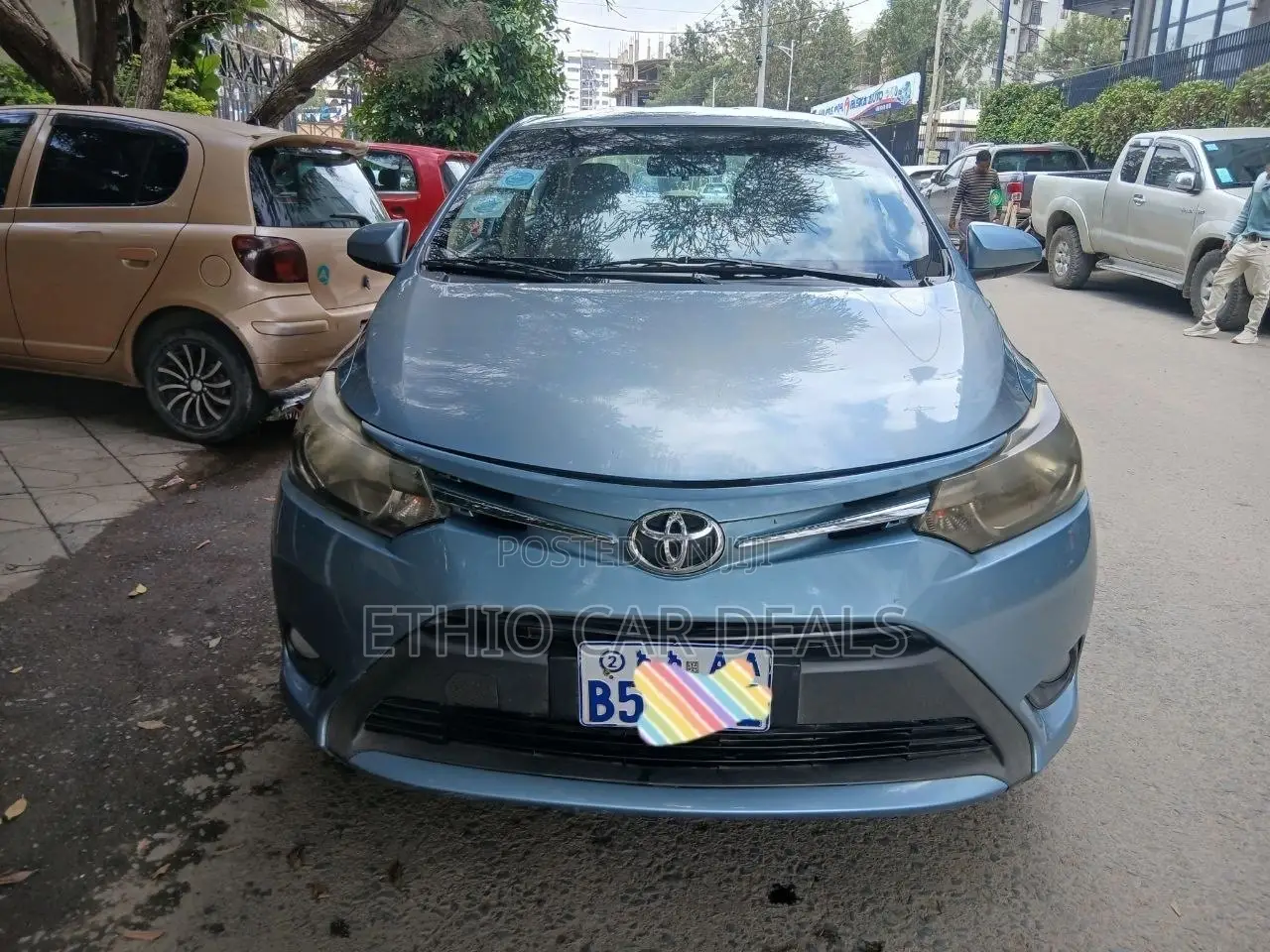 Toyota Yaris 2014 Blue
