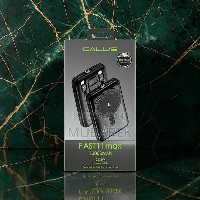 CALUS FAST 11 Max 10000mAh Power Bank – 22.5W Fast Charge 15W Wireless