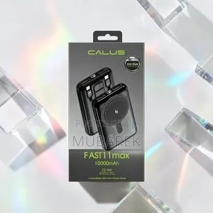 CALUS FAST11Max Ultra-Compact 10000mAh Power Bank With Built-in Cables