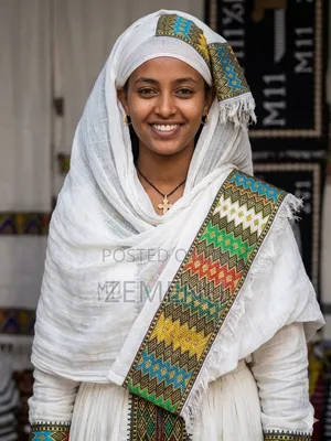 Handmade Ethiopia Dress Netela(ነጠላ)