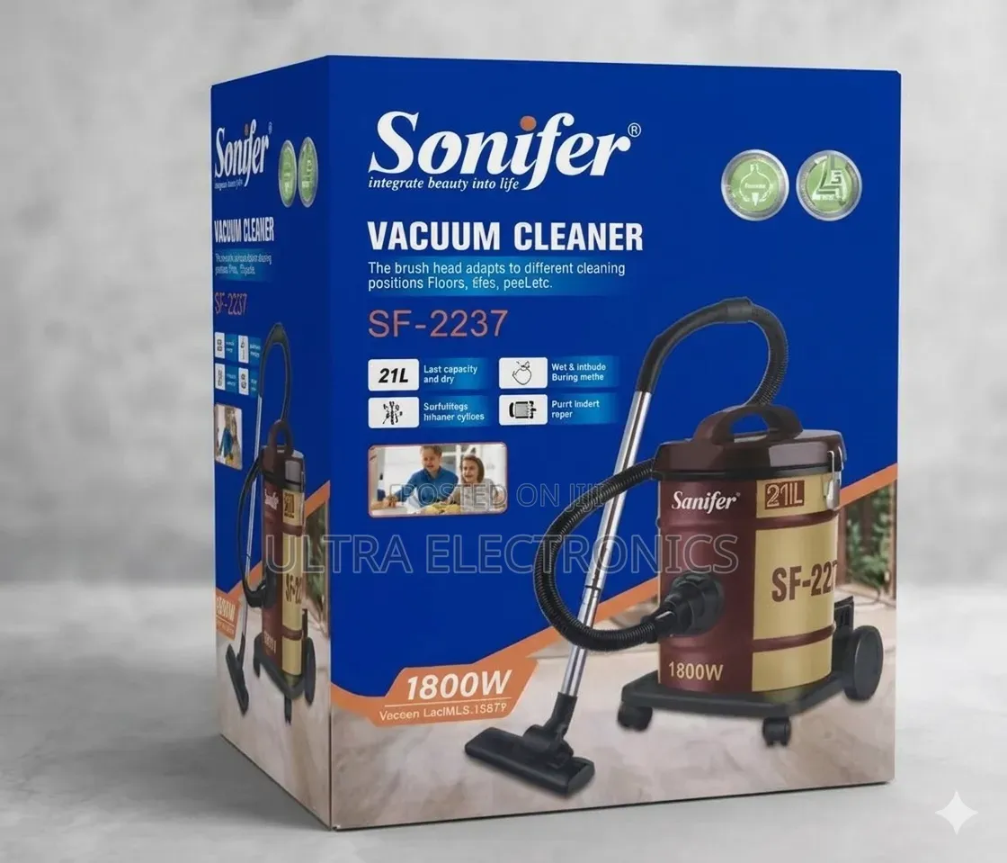 Sonifer Sf-2237 1800w Vacuum Cleaner Powerful 1800w Motor For