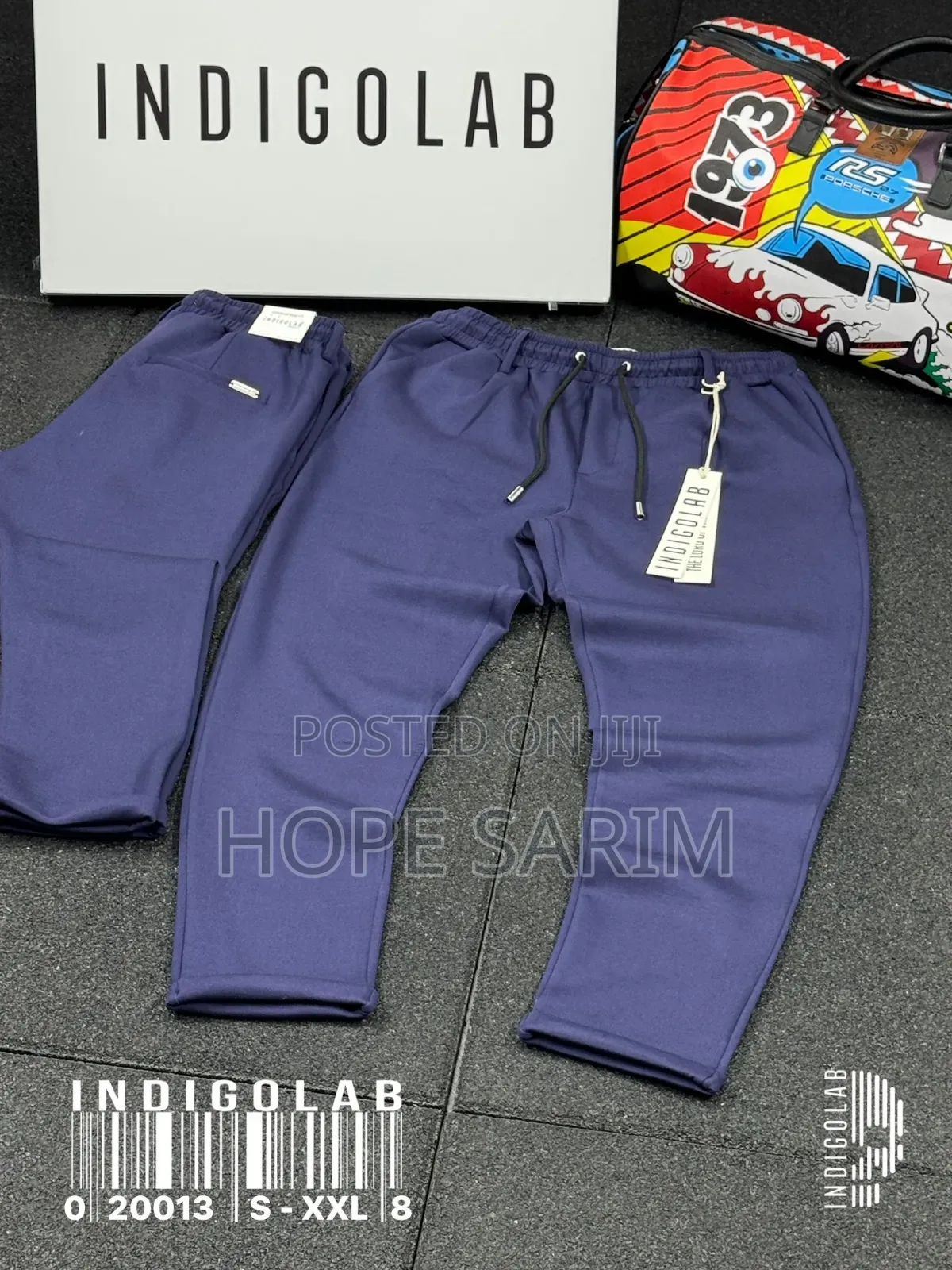 Indigolab Stretch Drawstring Pants: (S- XXl)