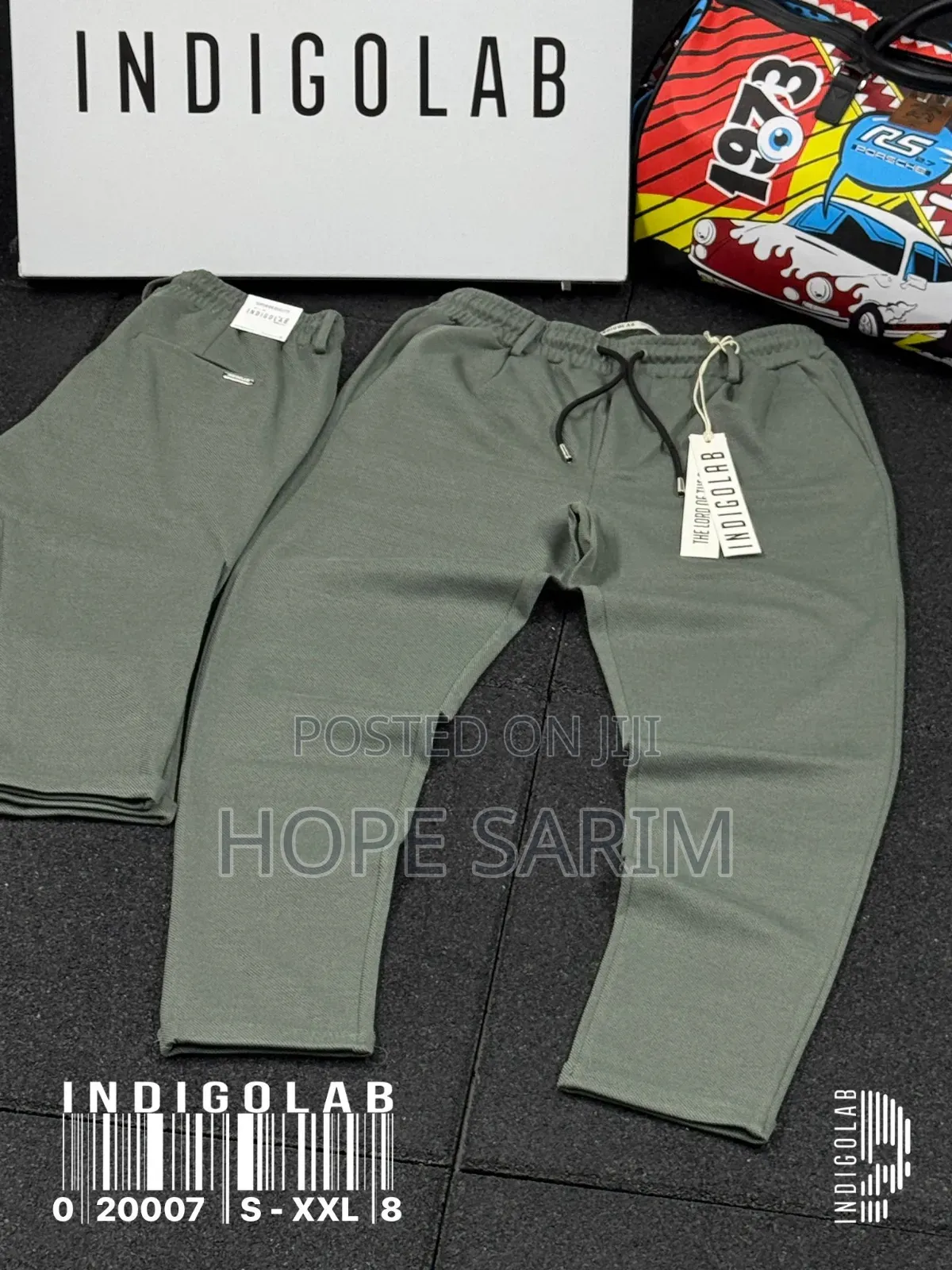 Indigolab Stretch Drawstring Pants: (S- XXl)