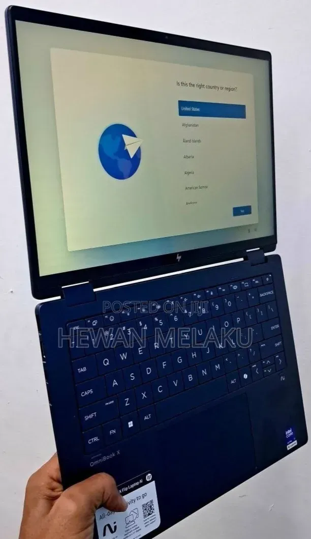 New Laptop HP OmniBook X Flip 14" 16GB Intel Core Ultra 7 SSD 1T