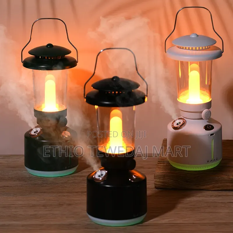 Rechargeable Vintage Lamp Air Humidifier