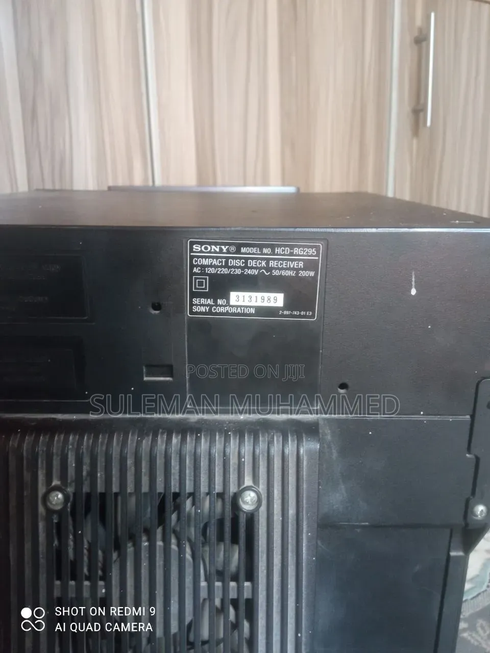 Sony Mini HI-FI MHC-RG295