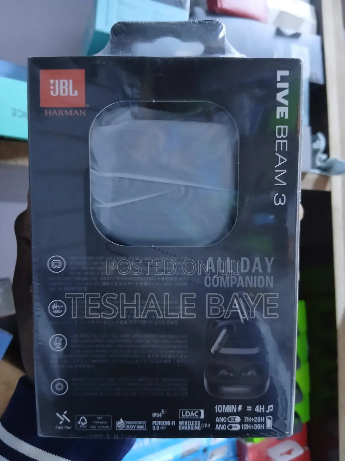 JBL Live Beam 3 True Wireless Earbuds (Smart Case)
