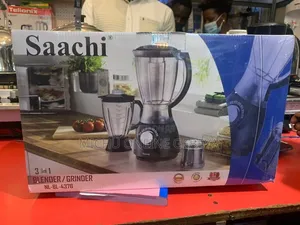 Saachi 3-in-1 Blender Grinder ሳች የጁስና የቅመማ ቅመም መፍጫ / Free Delivery