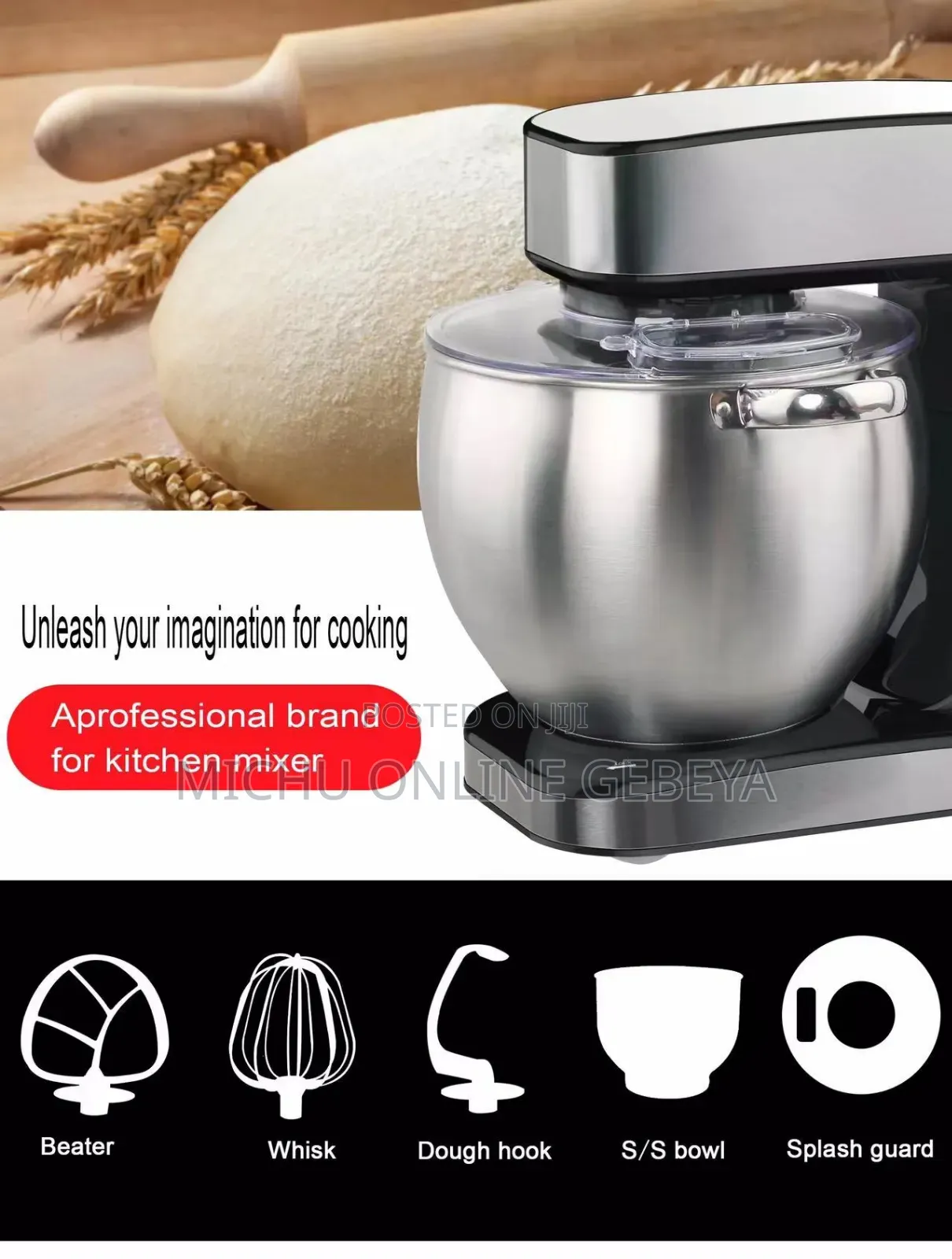 Sonifer Heavy Duty 12L Stand Mixer/ የሊጥ ማቡኪያ / Free Delivery
