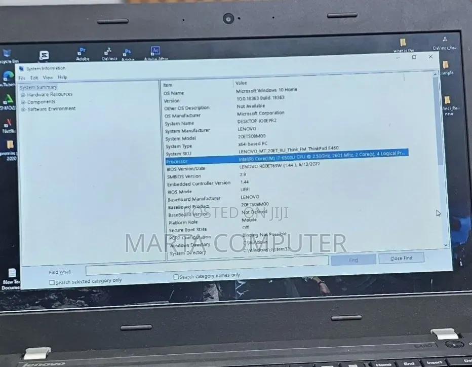 New Laptop Lenovo ThinkPad E470 12GB Intel Core i7 SSD 512GB
