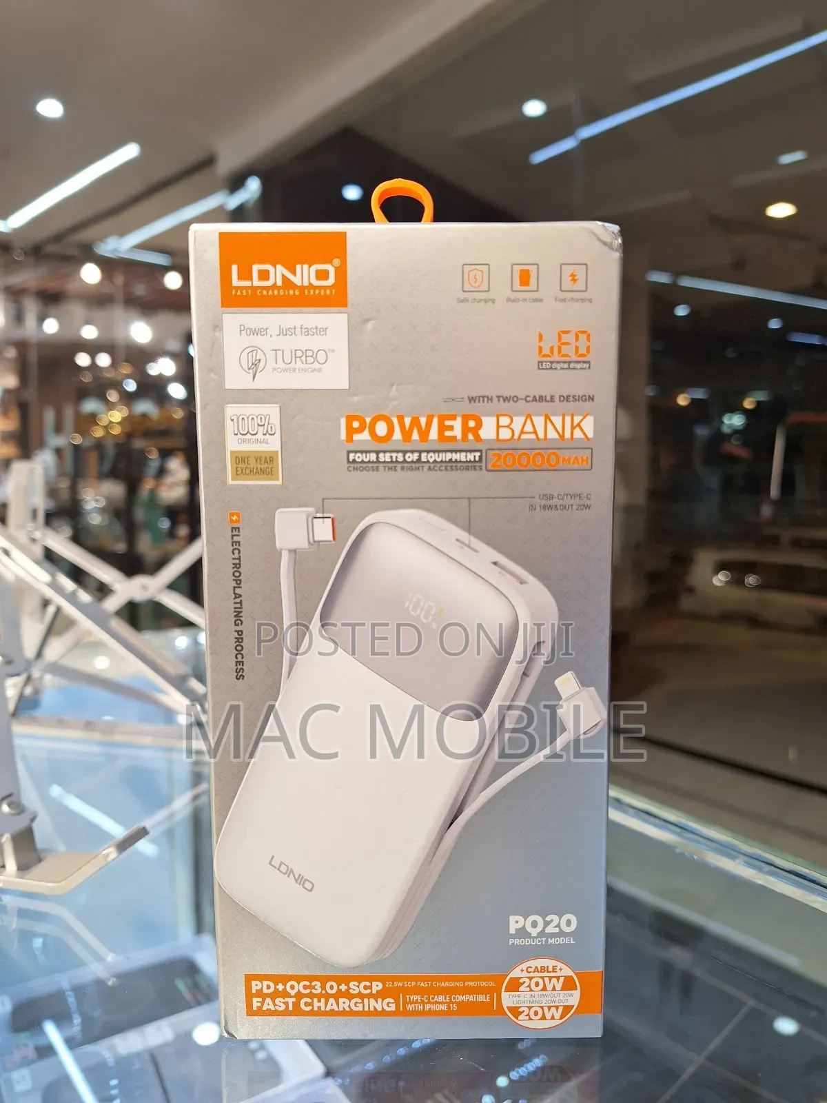 LDNIO Power Bank 20000MAH