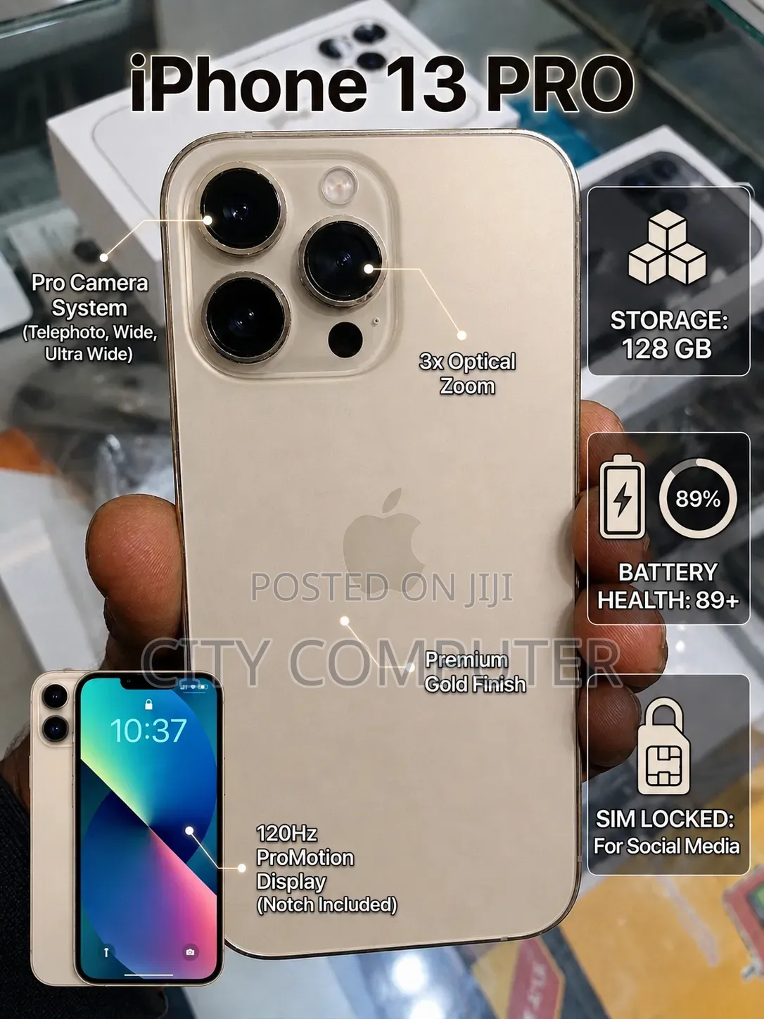 Apple iPhone 13 Pro 128 GB Gold
