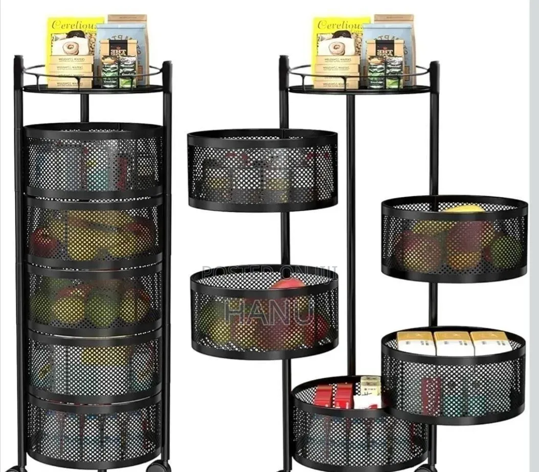 5 Layer Moveable Kitchen Storage