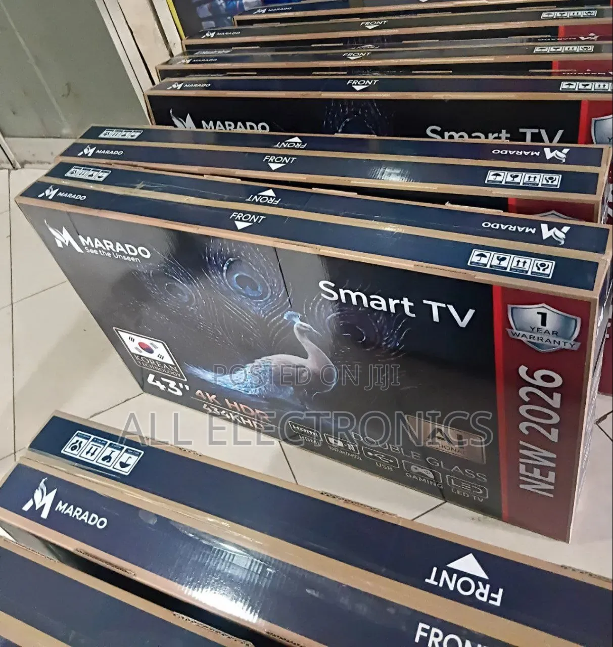 Marado 43" HDR Smart TV New 2026