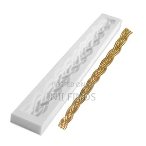 Twisted Rope Border, Rope, Pearl Silicon Mold