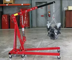 Hydraulic Engine Crane | Foldable Engine Hoist | Hydraulic Shop Crane