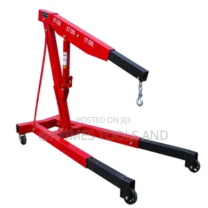 Hydraulic Engine Crane | Foldable Engine Hoist | Hydraulic Shop Crane