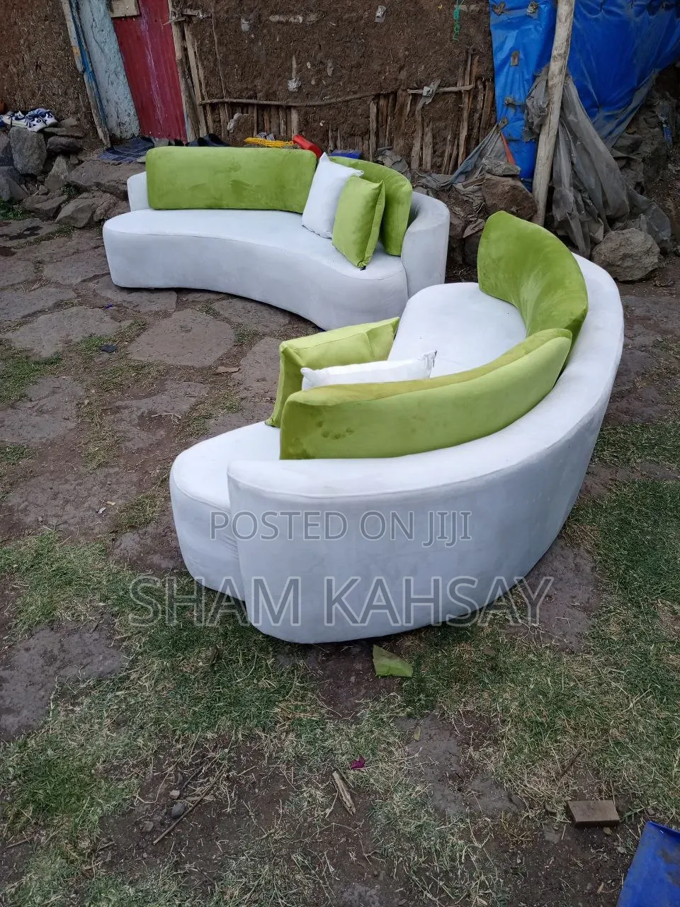 Curved Designer Couch
