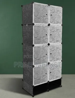 Portable Clothes Organizer | Efficient 8-Cube Wardrobe + Shoe Rack