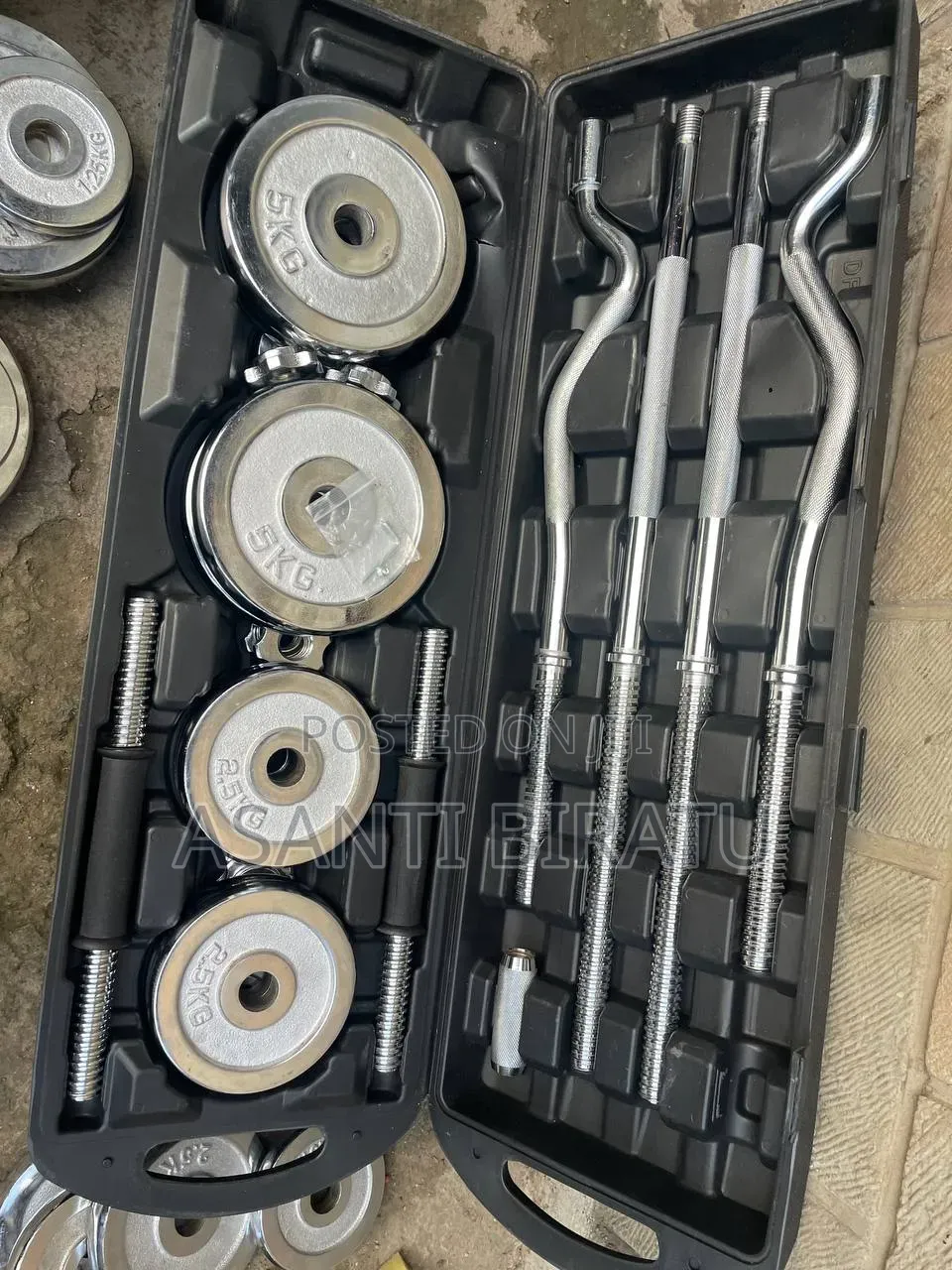 Adjustable Dumbblle and Barbell Set