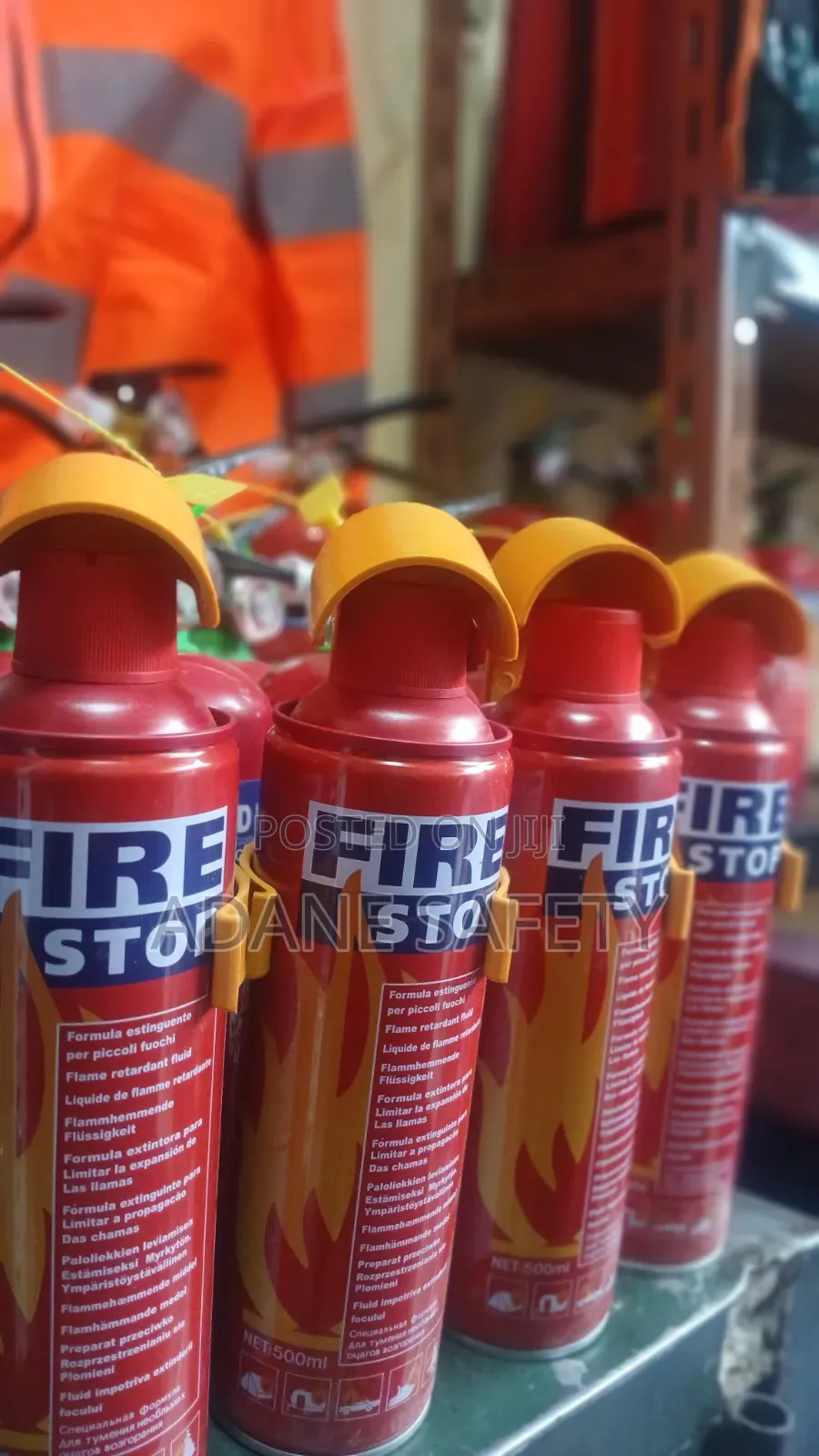500ml Fire Extingui$her Esat Matfya for Your Car 撤 欧瑞 石头喔 Safety