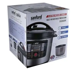 Sanford 6l Pressure Cooker | Stainless Steel Body | Fast Cooking
