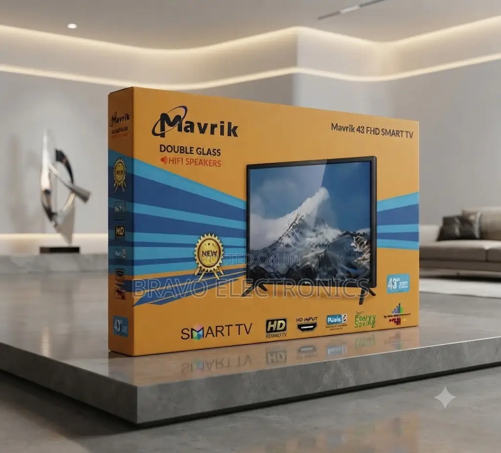  Mavrik 43” Double Screen TV – Hi-Fi Speaker | New Model | Best Price