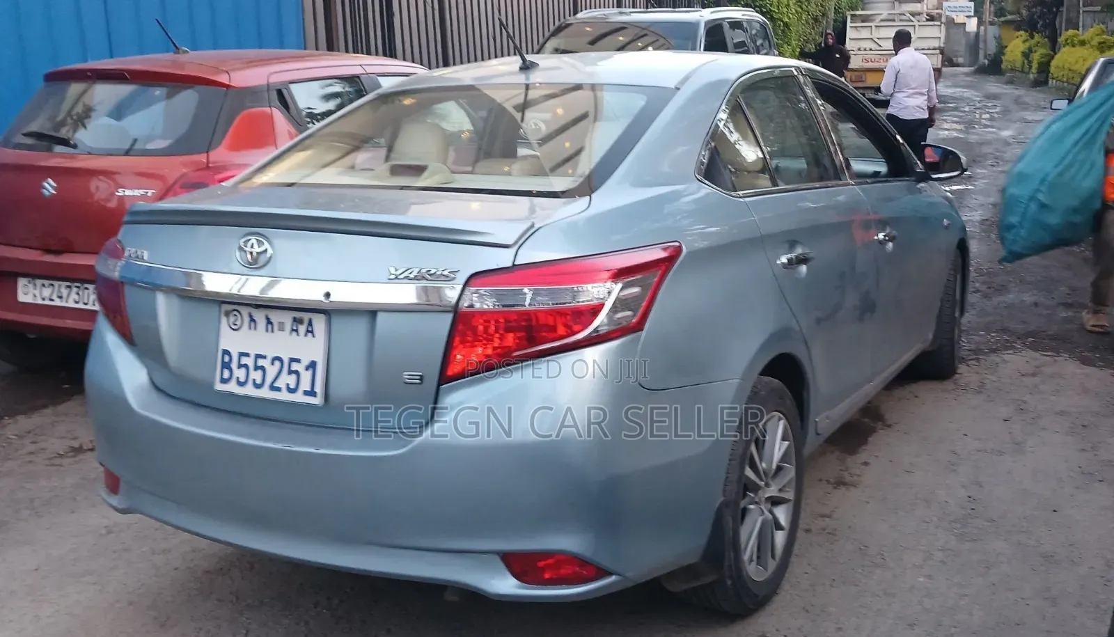Toyota Yaris 2015 Blue