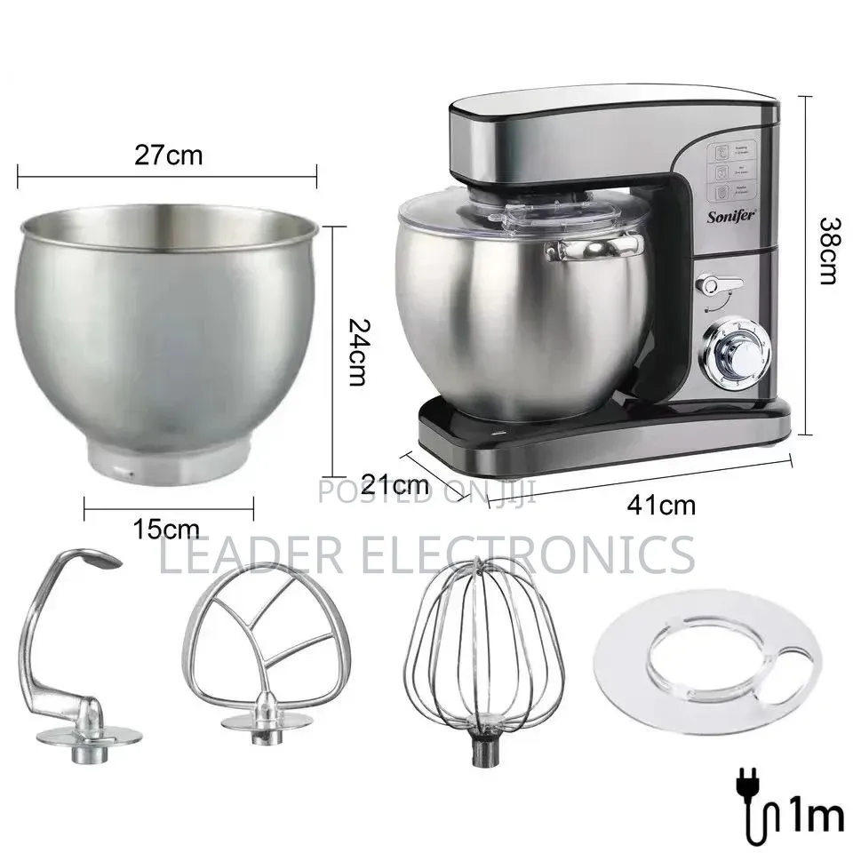 Sonifer Stand Mixer 12 Liter – Professional Power for Baking Dough