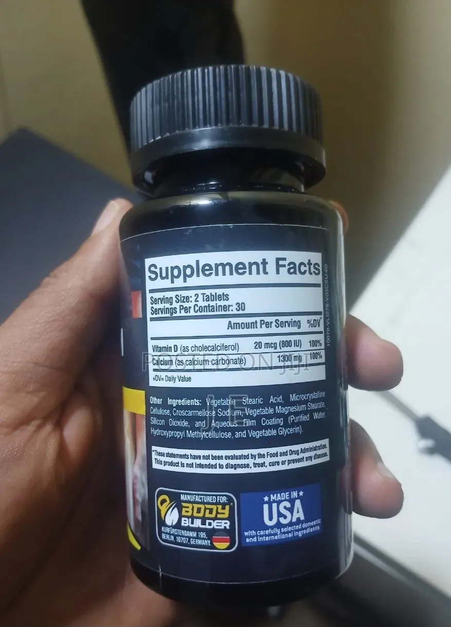 Body Builder Calcium+vitamin D3(60tabs)