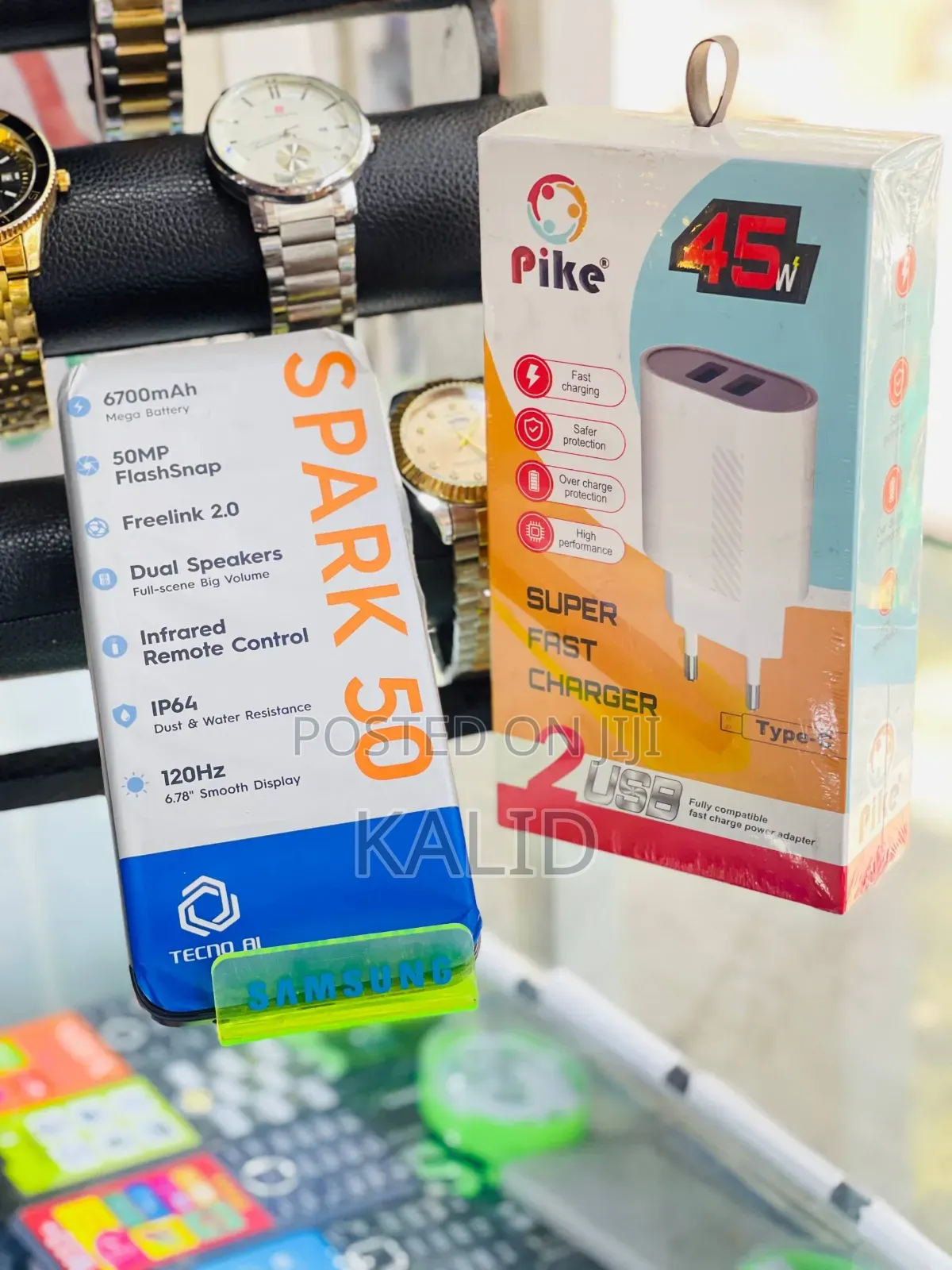 New Tecno Spark 50 128 GB Black