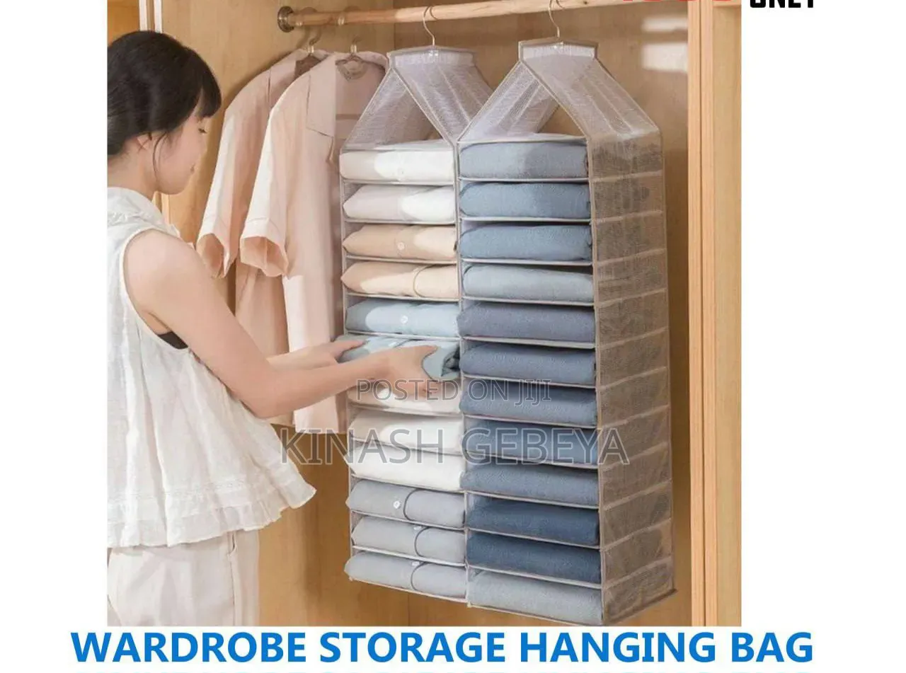 6layer High Quality Foldable Storage Hanging Bag