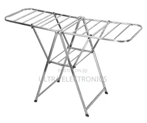 Foldable Floor-Mounted Clothes Drying Rack