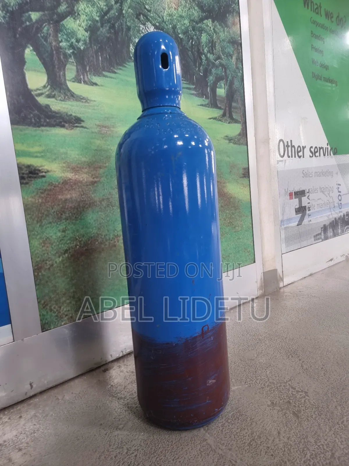 Refillable 10-50 Liters Oxygen Gas Cylinder