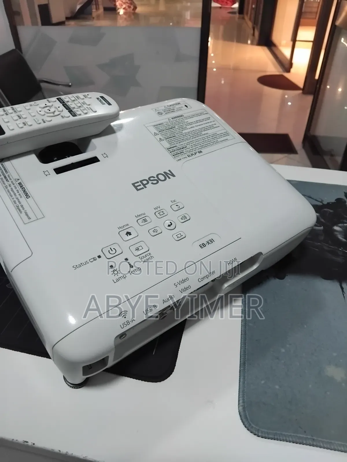EPSON Projector
Model Name: EB-x31
Hardware Interface: