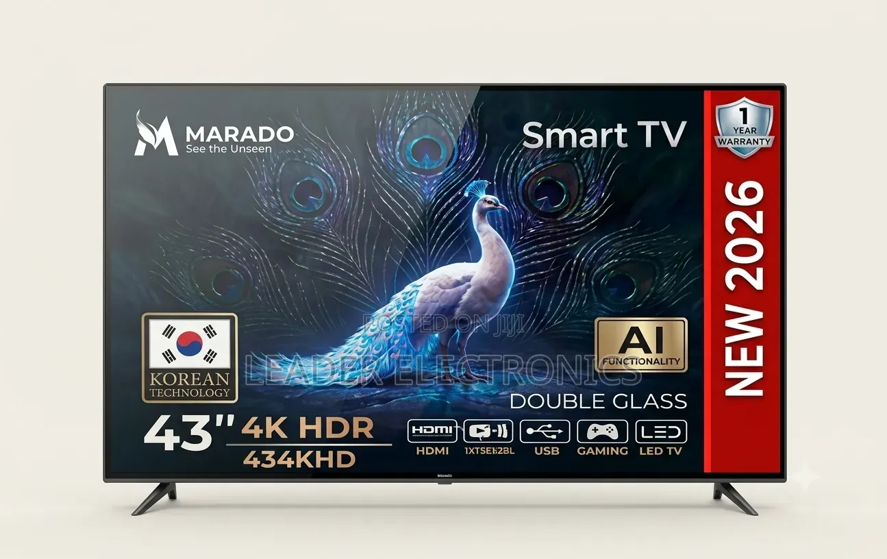 Marado 43-Inch Double Glass Smart TV