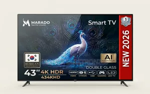 Marado 43-Inch Double Glass Smart TV