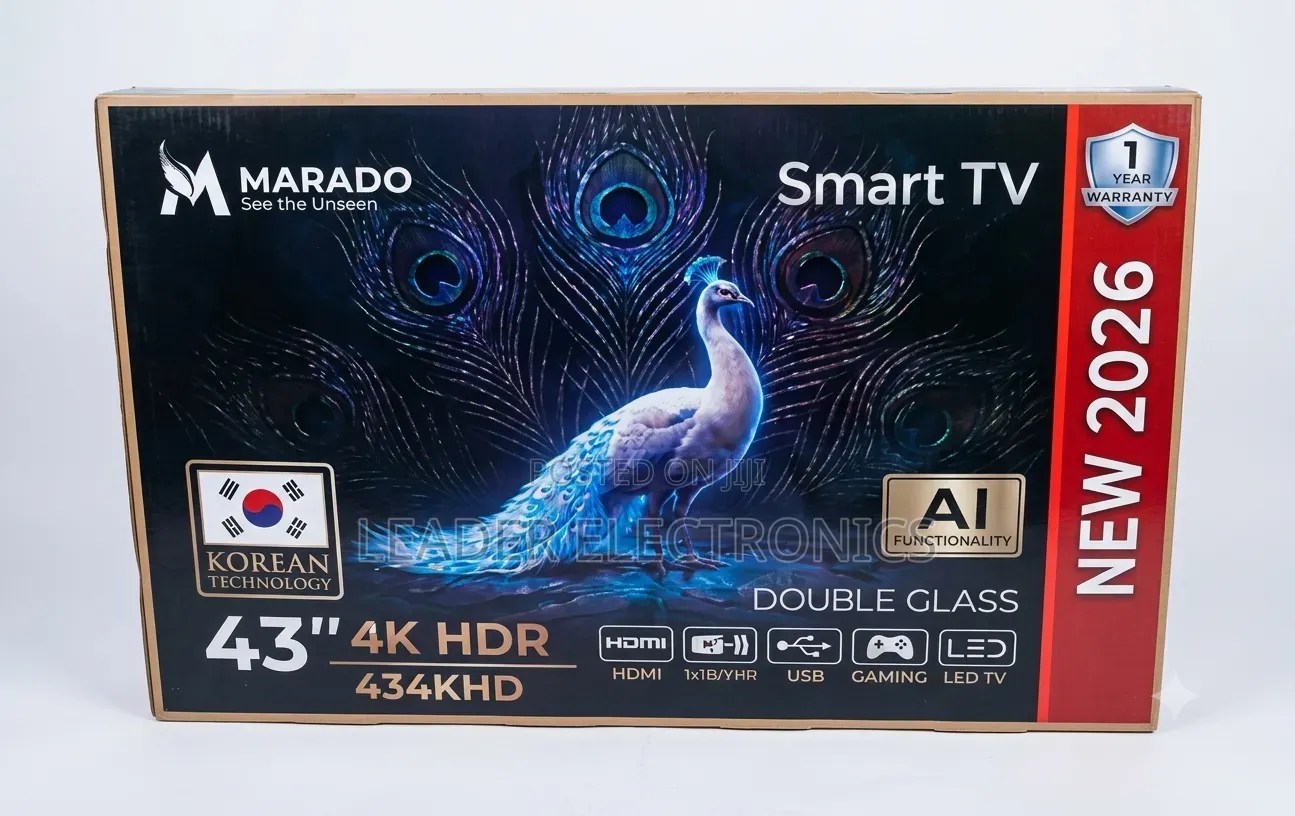 Marado 43-Inch Double Glass Smart TV