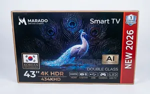 Marado 43-Inch Double Glass Smart TV