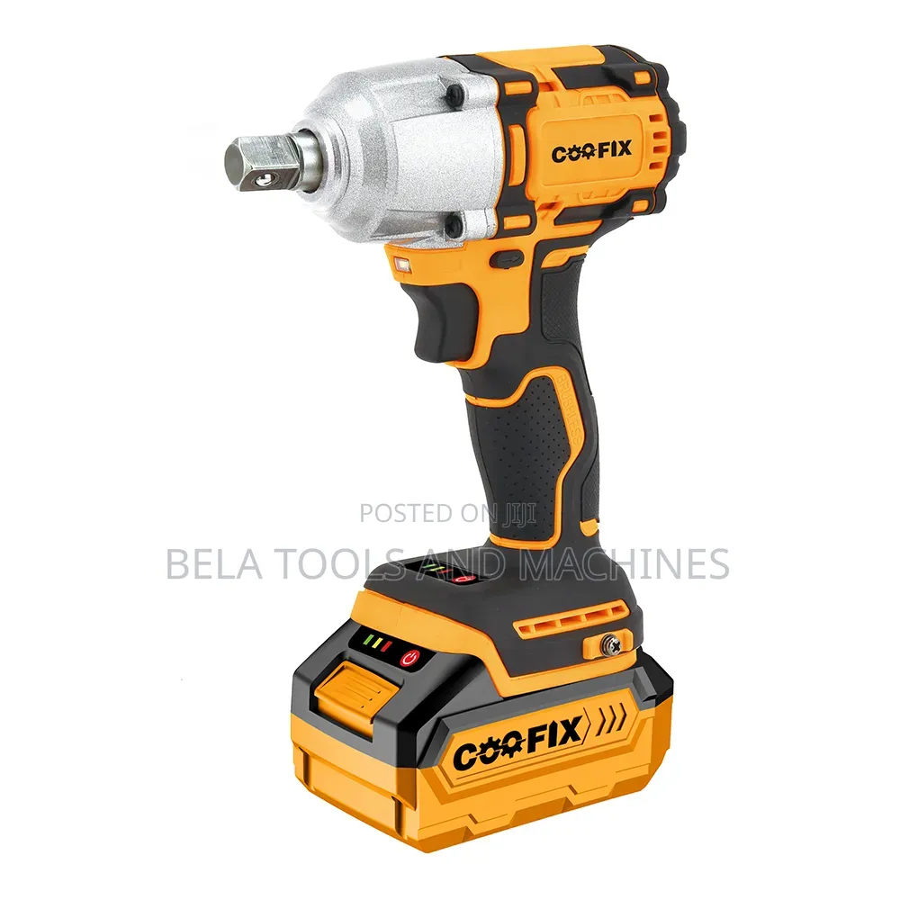 Coofix Brushless Cordless Impact Wrench Chargeable Wrench 20v 4A 450nm