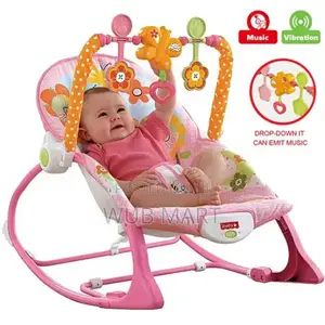 Multifunction Baby Bouncer-ባለ ጎማ የልጆች ማስተኛ እና ሮከር